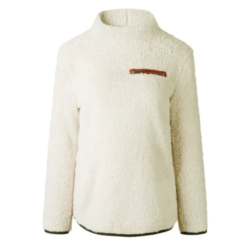 Heidi-Mode | Hoher Kragen Fleece Pullover