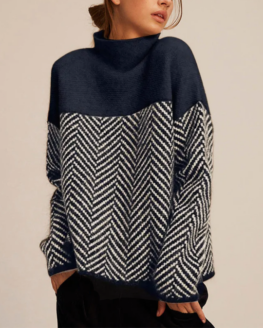 Heidi-Mode | Luxuriöses Design Rollkragenpullover für Damen