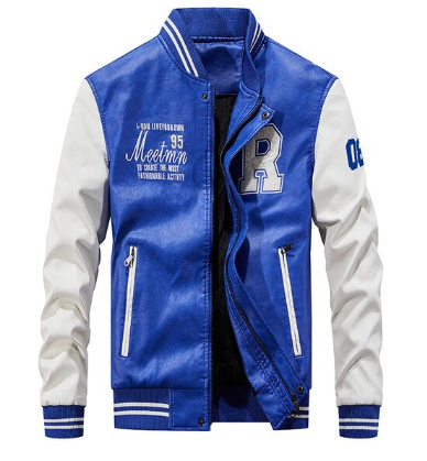 Heidi-Mode | Leder Baseballjacke Im Amerikanischen Stil