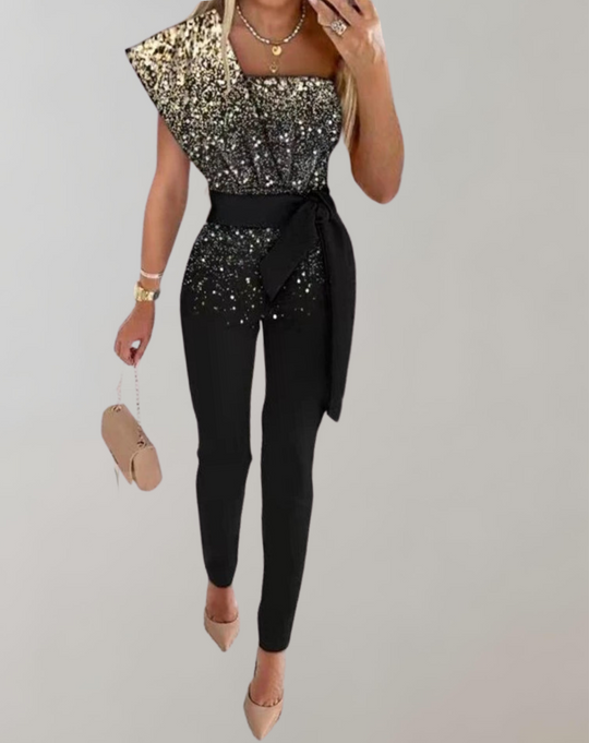 Stylischer Damen Jumpsuit mit Ärmeln