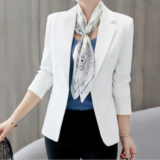 Heidi-Mode | Eleganter Damen Blazer mit Langen Ärmeln Perfekt für Die Arbeit