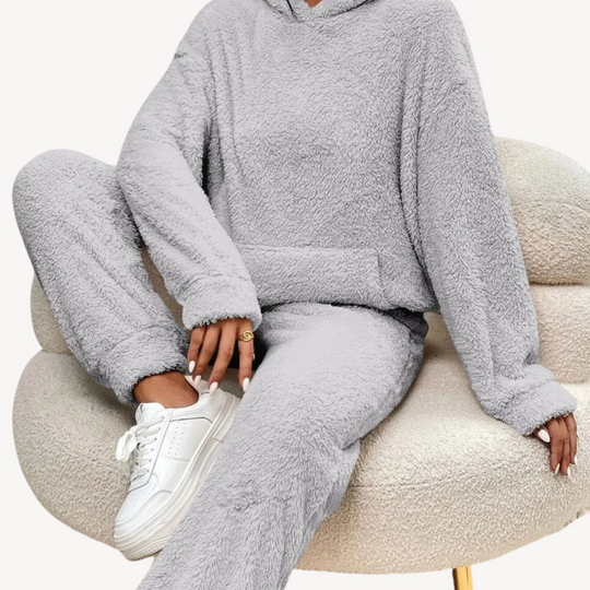 Heidi-Mode | Damen Fleece-Loungewear-Set Trainingsanzug