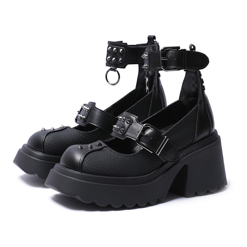Heidi-Mode | Mode Damen Niet Schnalle Schuhe
