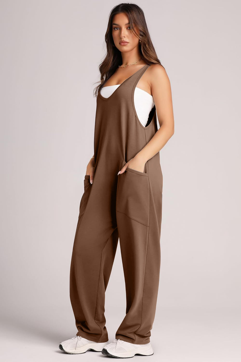 Heidi-Mode | Lovelet V-Ausschnitt Breite Träger Latzhose