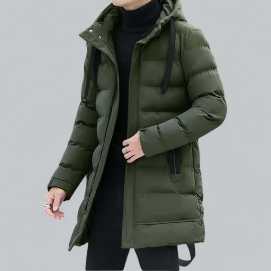 Heidi-Mode | Lang geschnittene gepolsterte Winter Parka Jacke