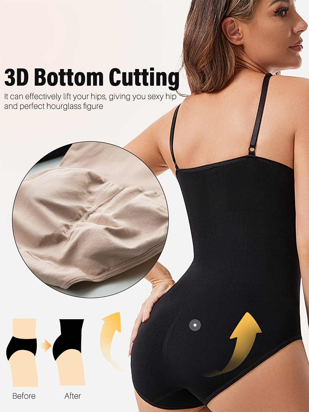 Heidi-Mode | Pack Nahtlose Figurformende Bodysuits für Damen