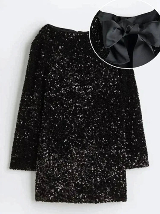 Heidi-Mode | Kleid mit Pailletten für Damen