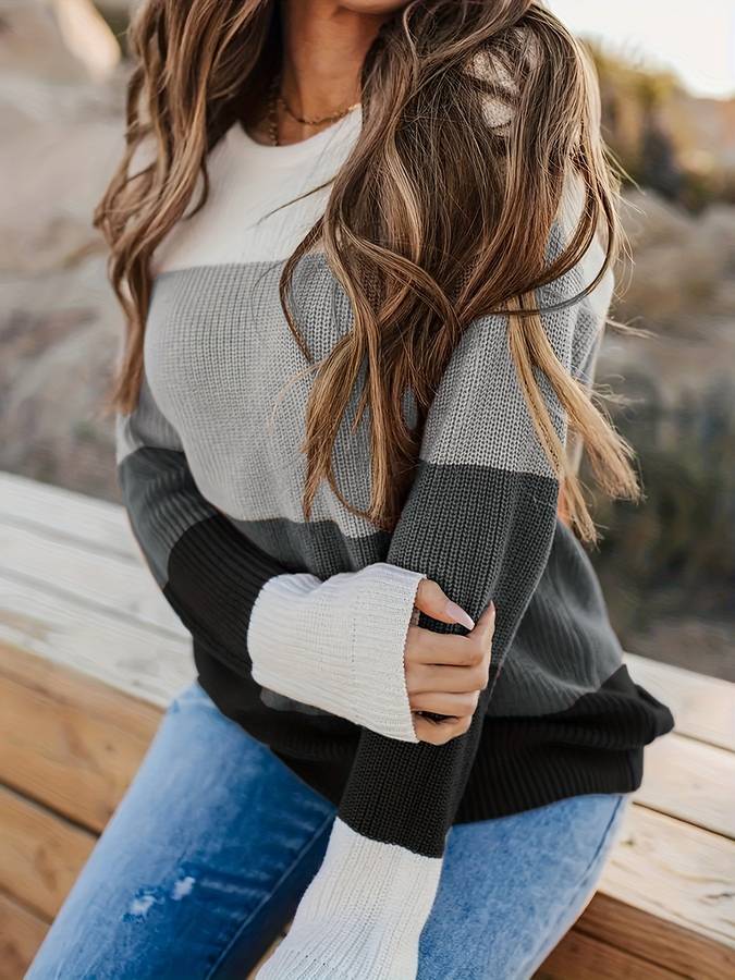 Heidi-Mode | Gestreifter Pullover