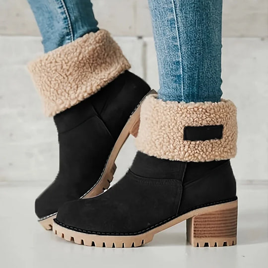 Heidi-Mode | Winter-Mid-Tube-Zwei-Trage-Schnee-Stiefel