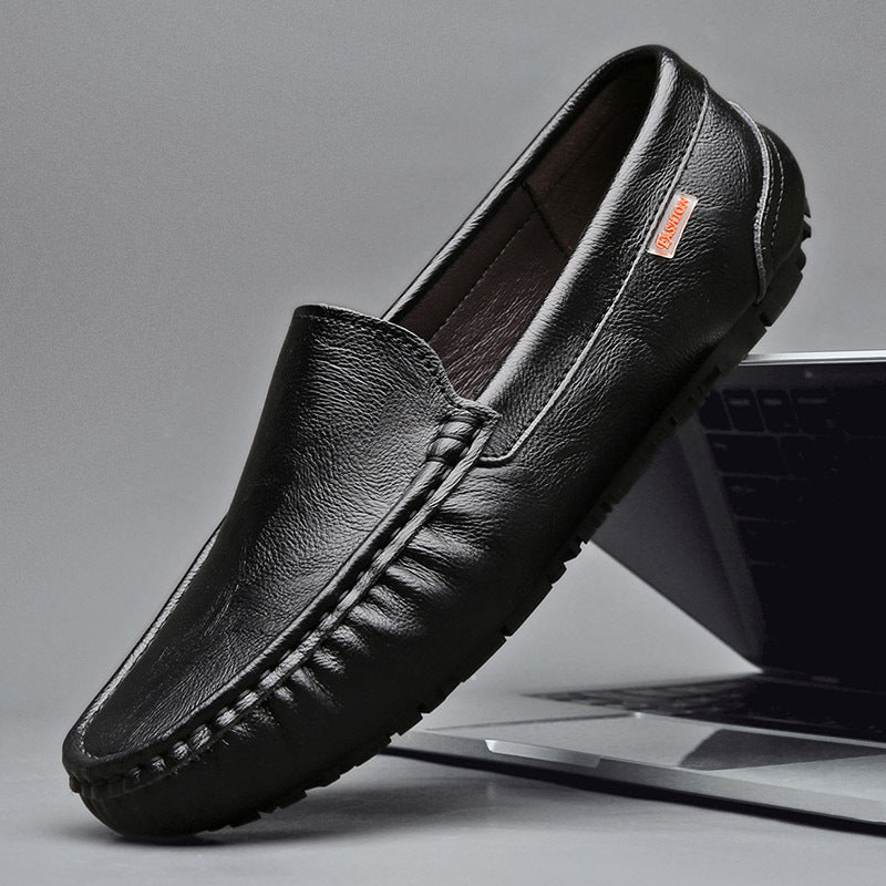 leren loafers in Britse stijl Loafers