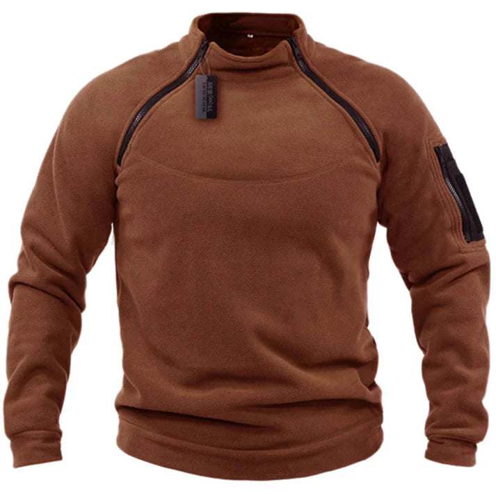 Heidi-Mode | Herren Fleece Zip-Up Pullover