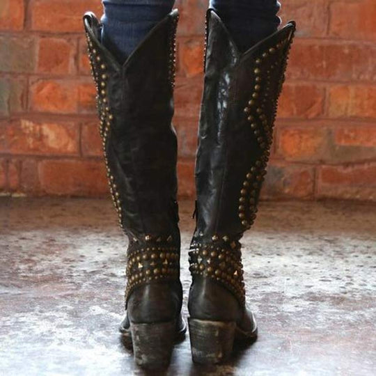 Heidi-Mode | Cowboystiefel mit Absätzen