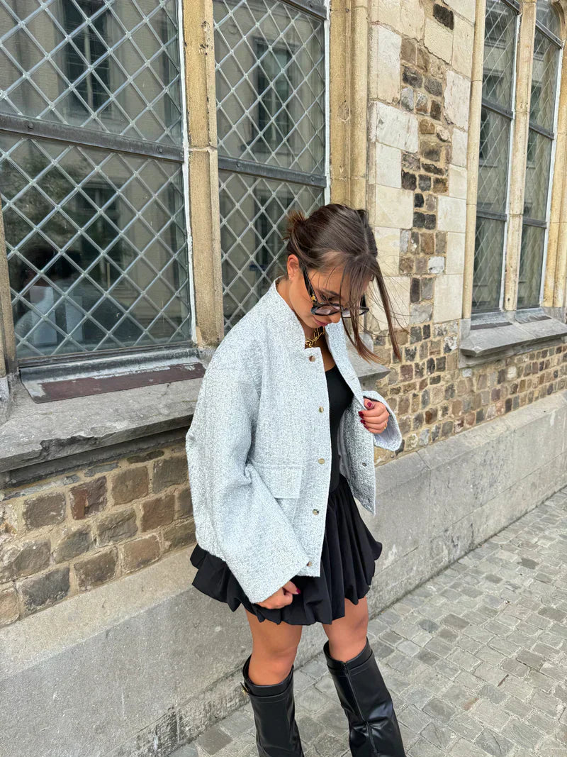 Heidi-Mode | Pailettenbomberjacke