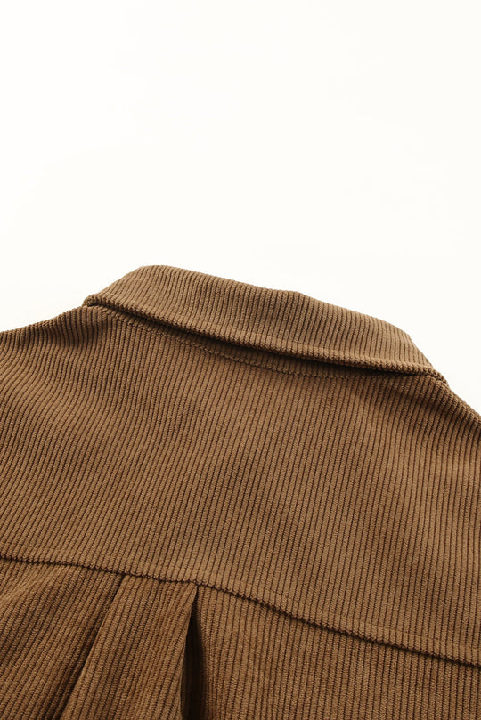 Cordjacke Mit Aztekenmuster