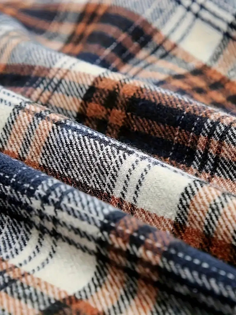 Heidi-Mode | Karierter Reißverschluss-Jacke