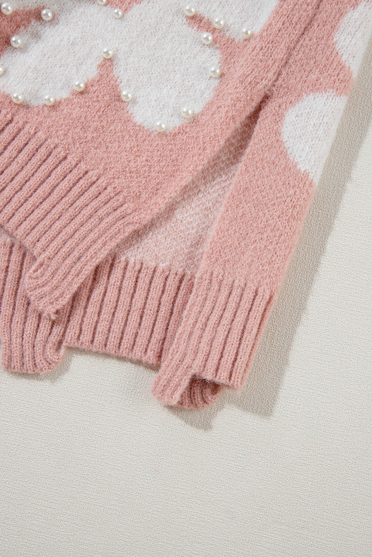 Perlenblume Distressed Edge Pullover T Shirt