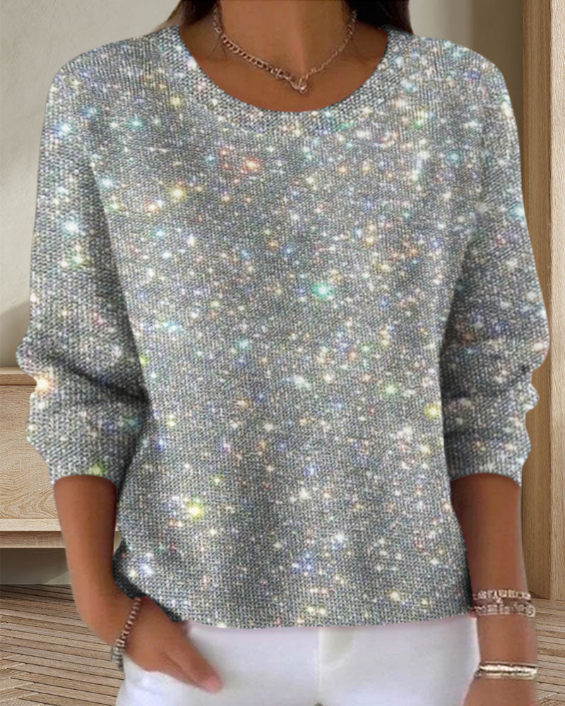 Heidi-Mode | Sweatshirt mit Rundhalsausschnitt