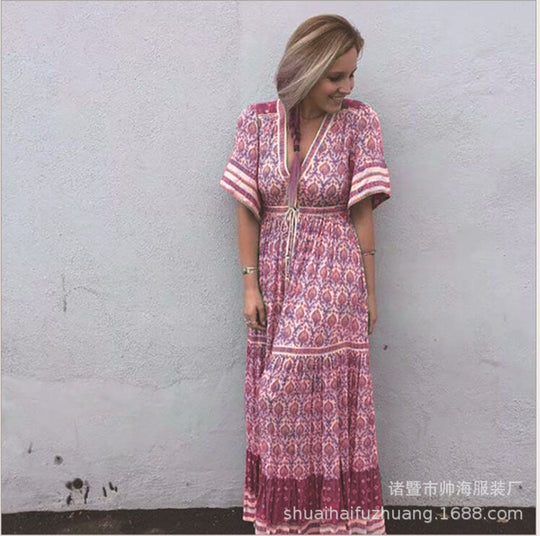 Heidi Mode | Kleid mit böhmischem Print