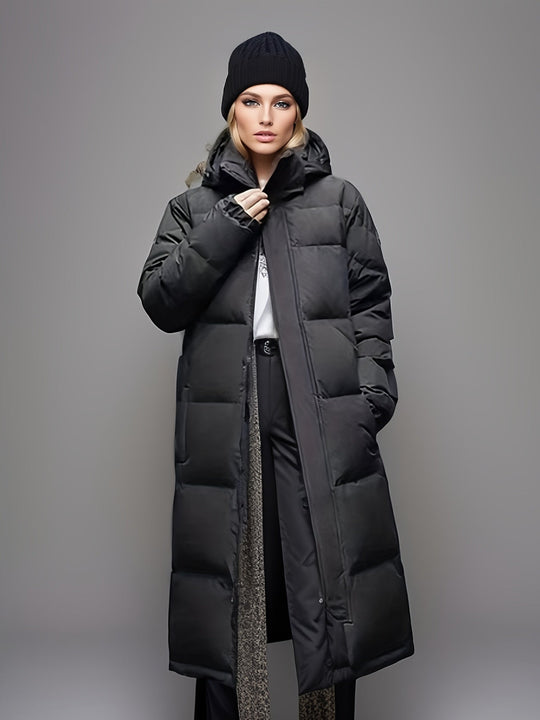 Heidi-Mode | Damen Langer Winter Daunenmantel