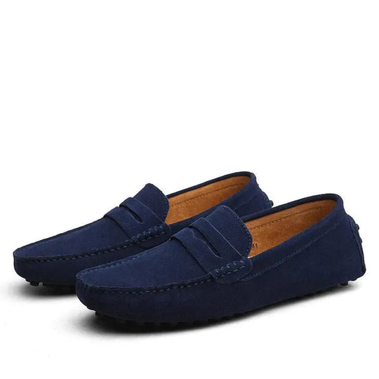 Heidi-Mode | Mocassins für Männer aus Wildleder, auch in großen Größen
