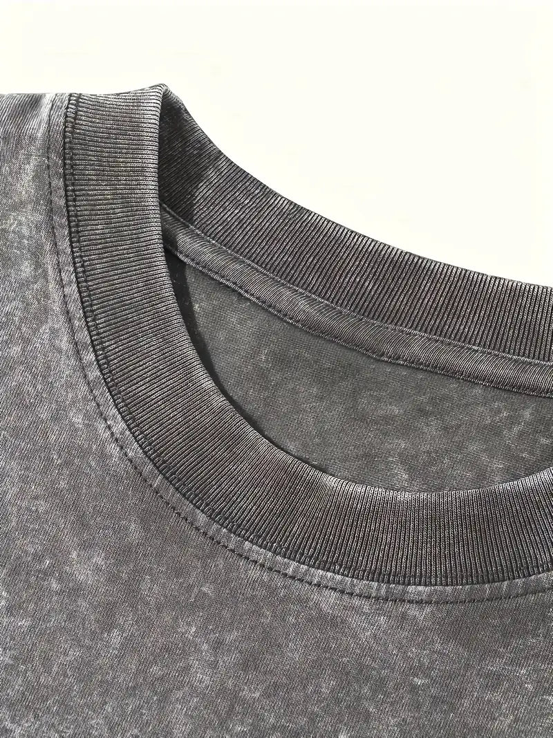 Heidi-Mode | Baumwoll-T-Shirt mit Rundhalsausschnitt