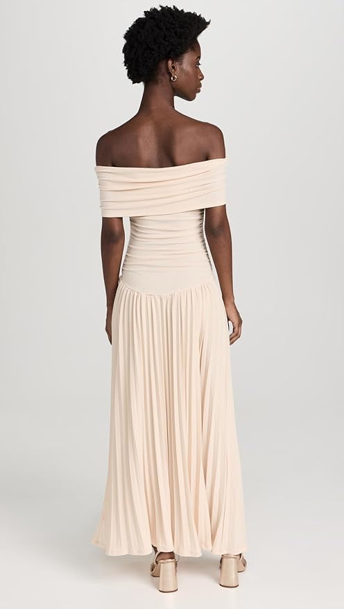 Heidi | Elegantes Sommerkleid mit freiem Rücken und Plissé