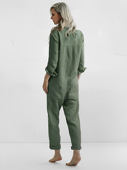 Heidi - Stylischer grüner Jumpsuit