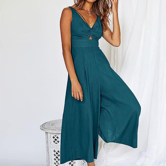 Heidi - Eleganter Jumpsuit mit V-Ausschnitt