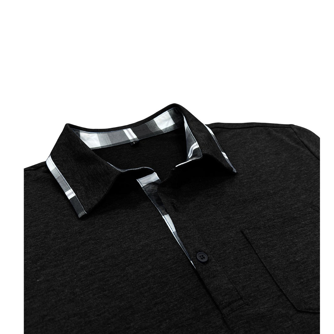 Heidi Mode | Kurzärmeliges POLO-Hemd mit kariertem Revers