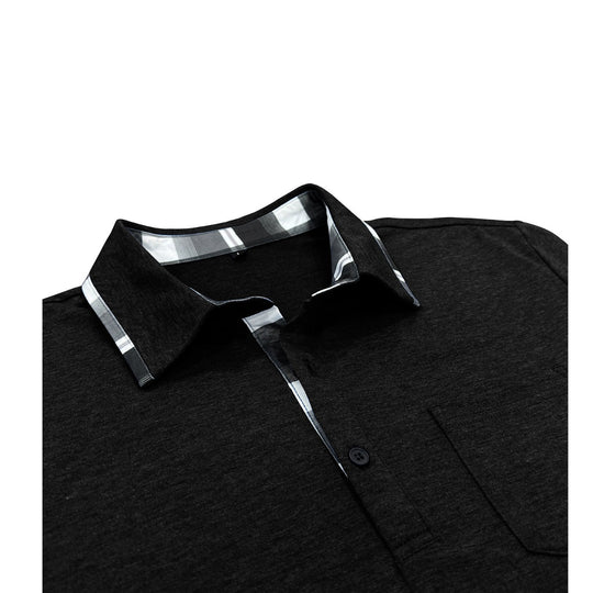 Heidi Mode | Kurzärmeliges POLO-Hemd mit kariertem Revers