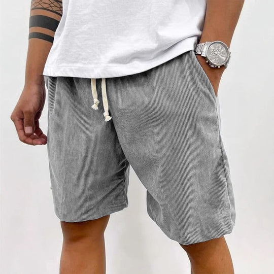 Heidi Mode | Herren Casual Kordelzug Cord Shorts