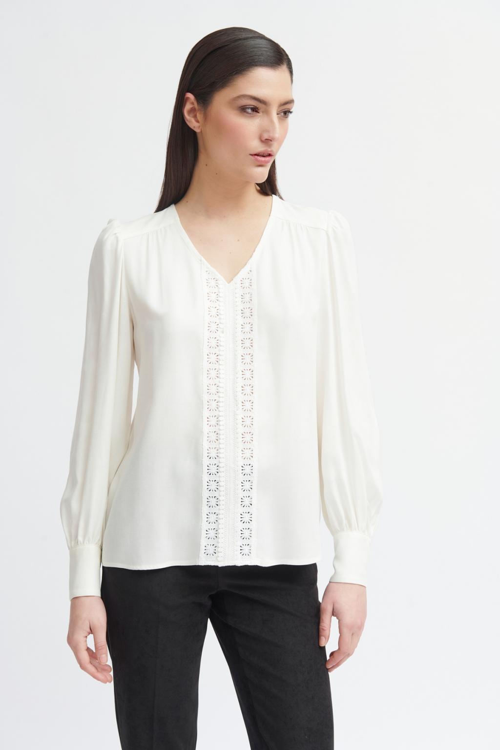 Heidi-Mode | Elegante natürliche Bluse
