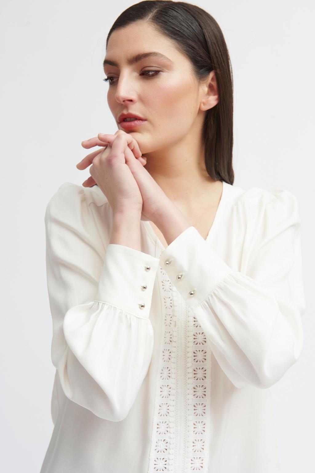 Heidi-Mode | Elegante natürliche Bluse