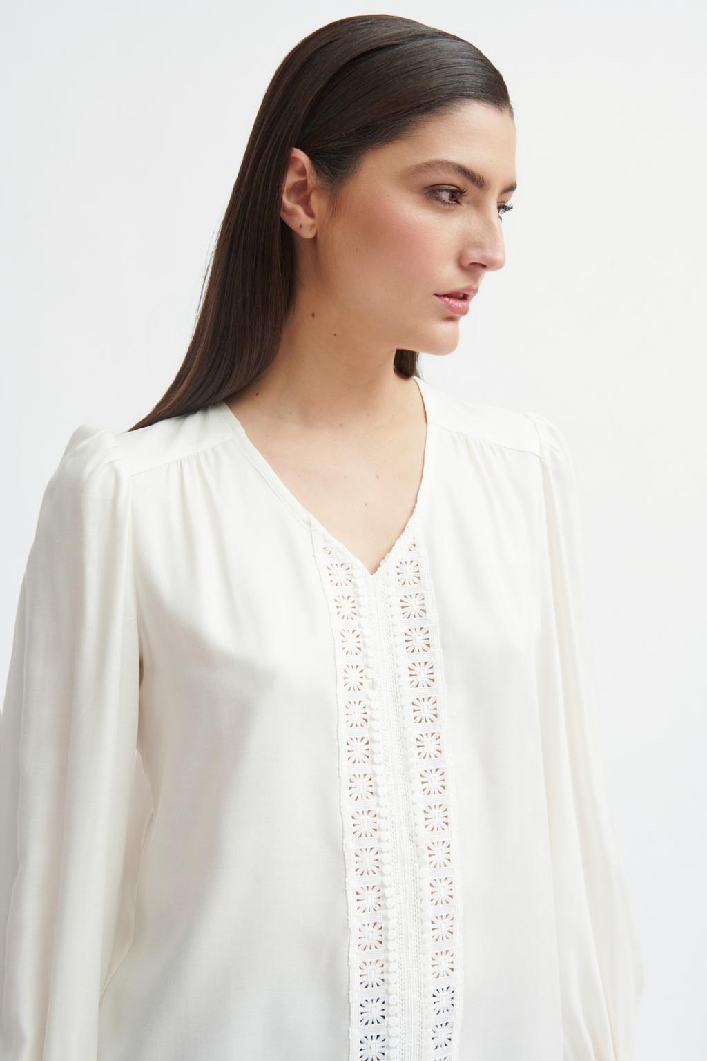 Heidi-Mode | Elegante natürliche Bluse