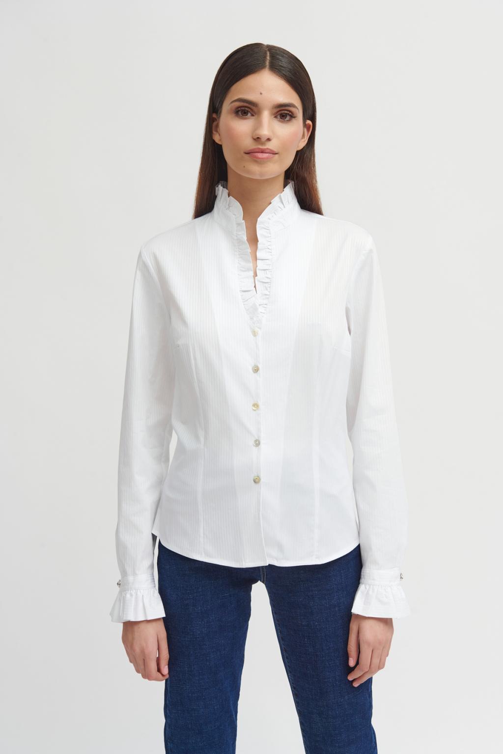 Heidi-Mode | Elegantes Weißes Hemd