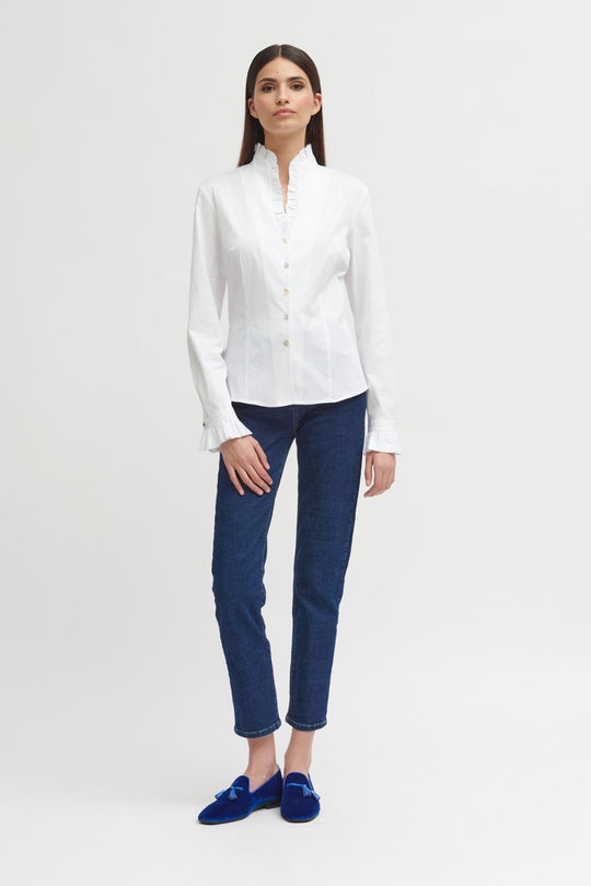 Heidi-Mode | Elegantes Weißes Hemd