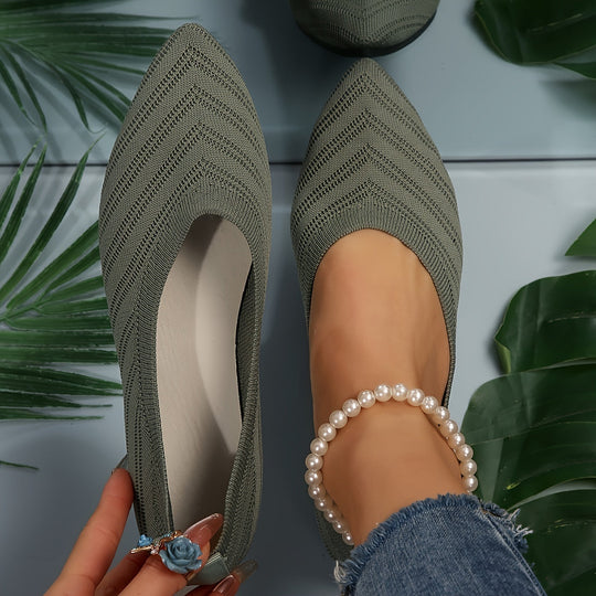 Heidi-Mode | Ballerinas für Damen Slip On Atmungsaktive Wohnungen