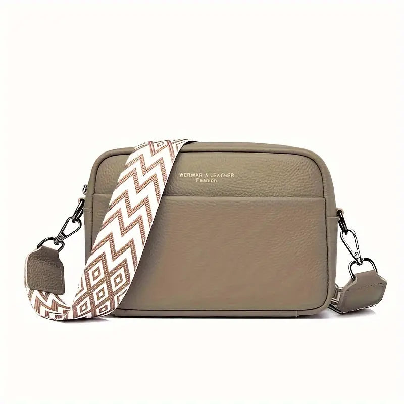 Heidi-Mode | Elegante Kompakte Schultertasche Echtes Leder