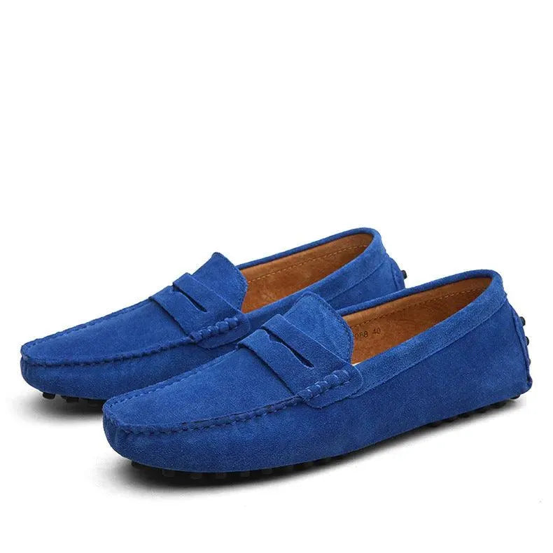 Heidi-Mode | Mocassins für Männer aus Wildleder, auch in großen Größen