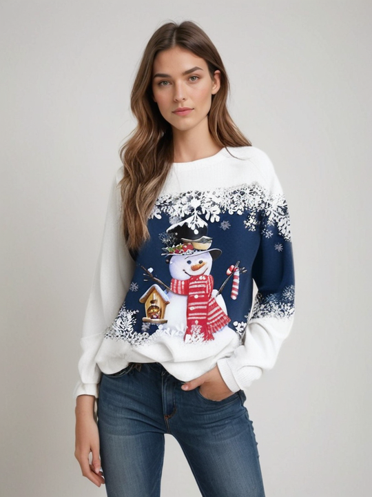 Heidi-Mode | Damen Weihnachtspullover Weich, Leicht und Bequem