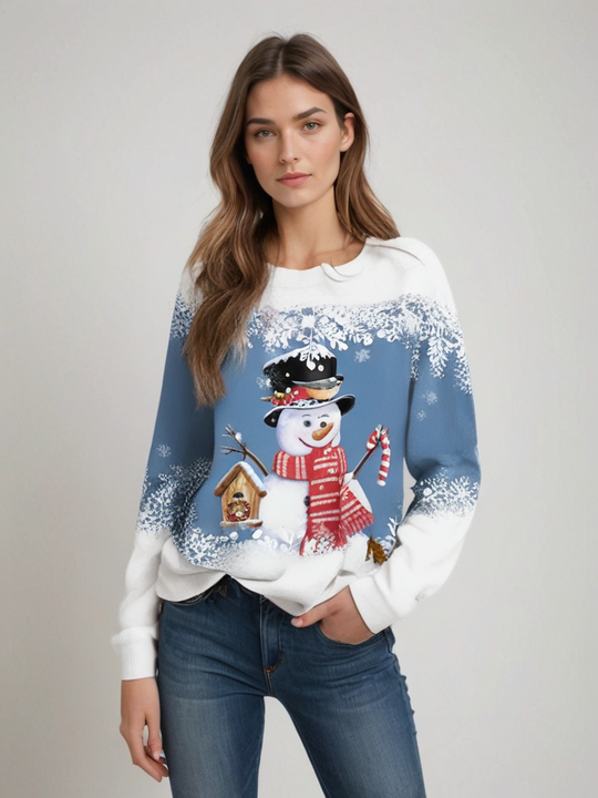 Heidi-Mode | Damen Weihnachtspullover Weich, Leicht und Bequem