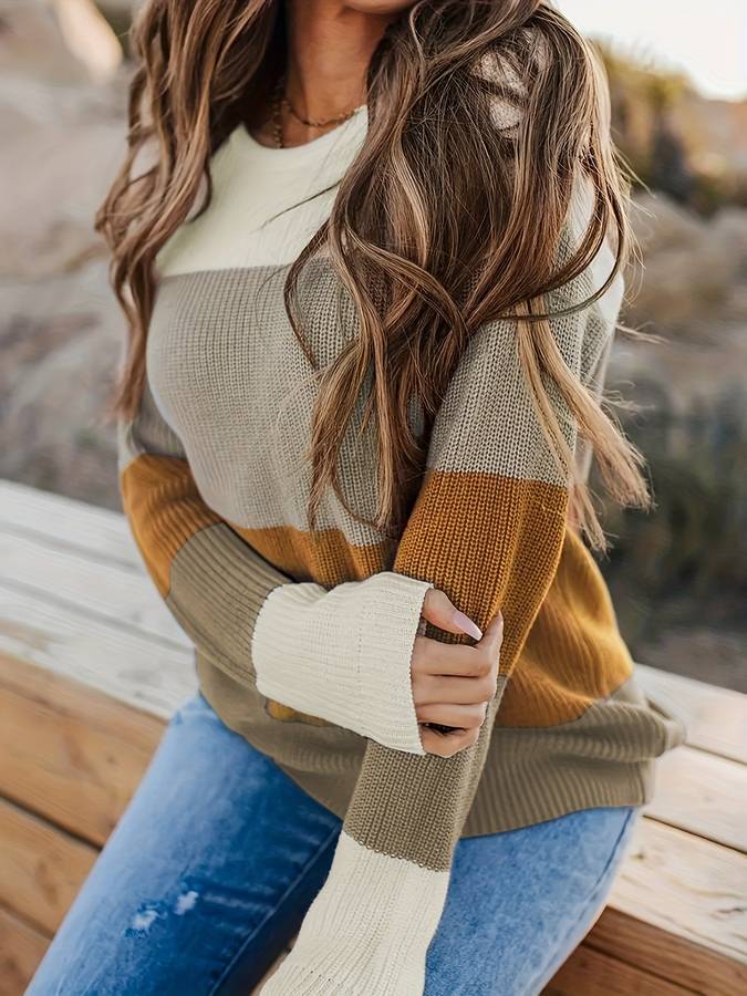 Heidi-Mode | Gestreifter Pullover
