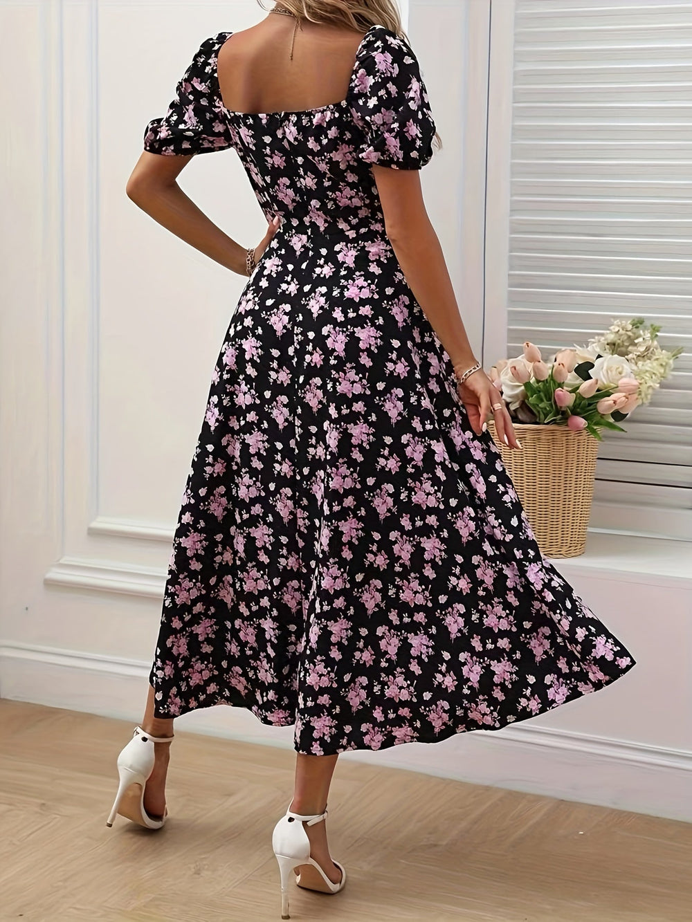 Heidi-Mode | Kleide Dich Blumenhutärmel Ein Elegantes Hotel für Frühling und Sommer