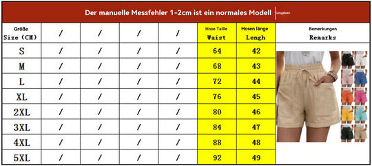 Heidi Mode | Lässige Shorts aus Leinen