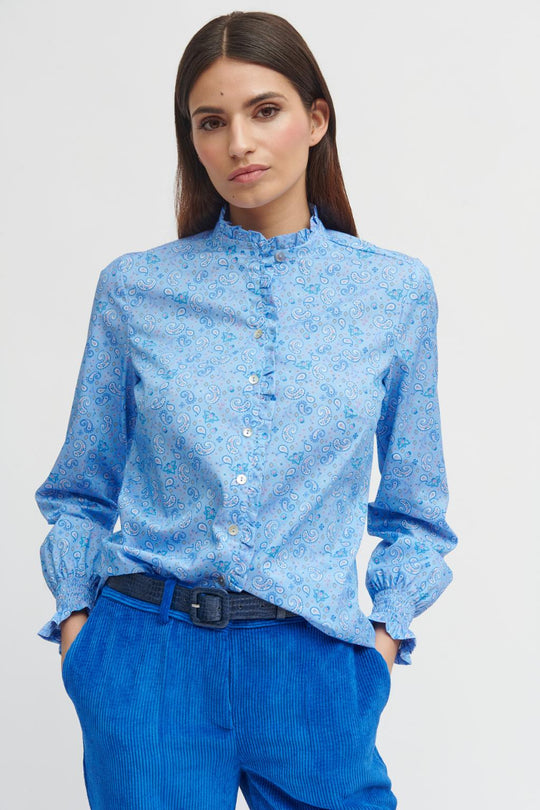 Heidi-Mode | Blaues Hemd