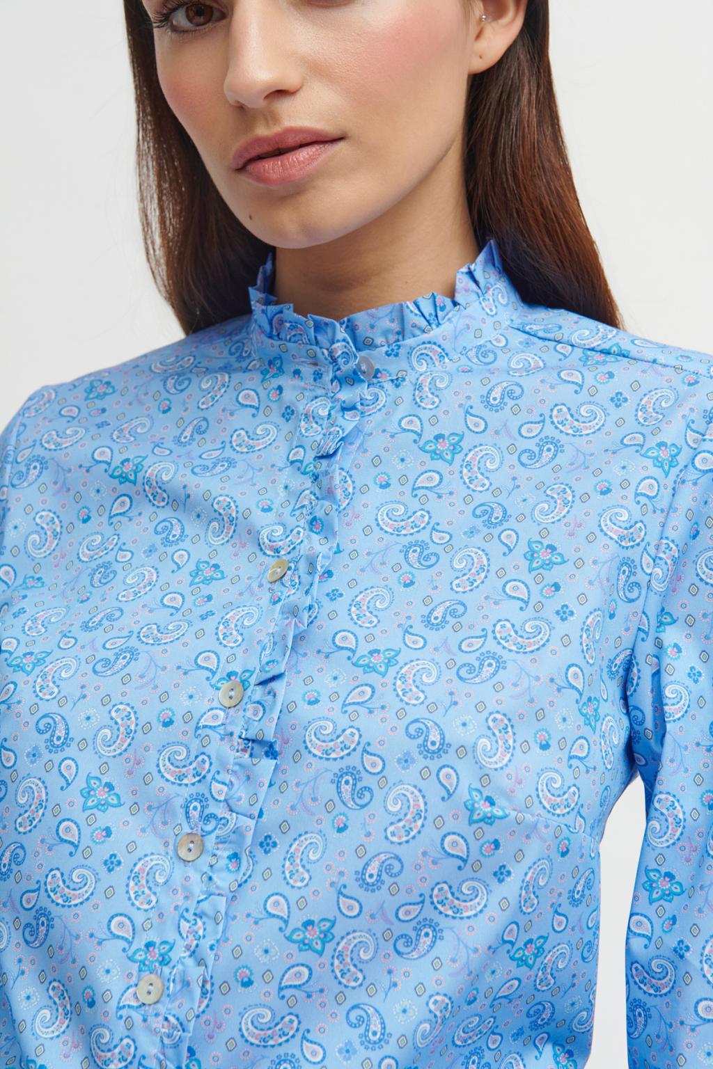 Heidi-Mode | Blaues Hemd