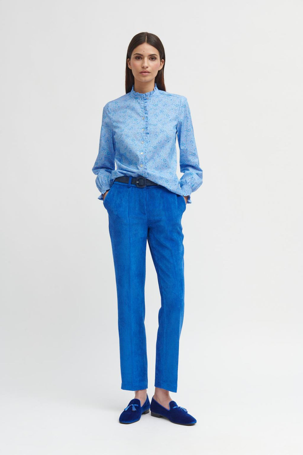 Heidi-Mode | Blaues Hemd