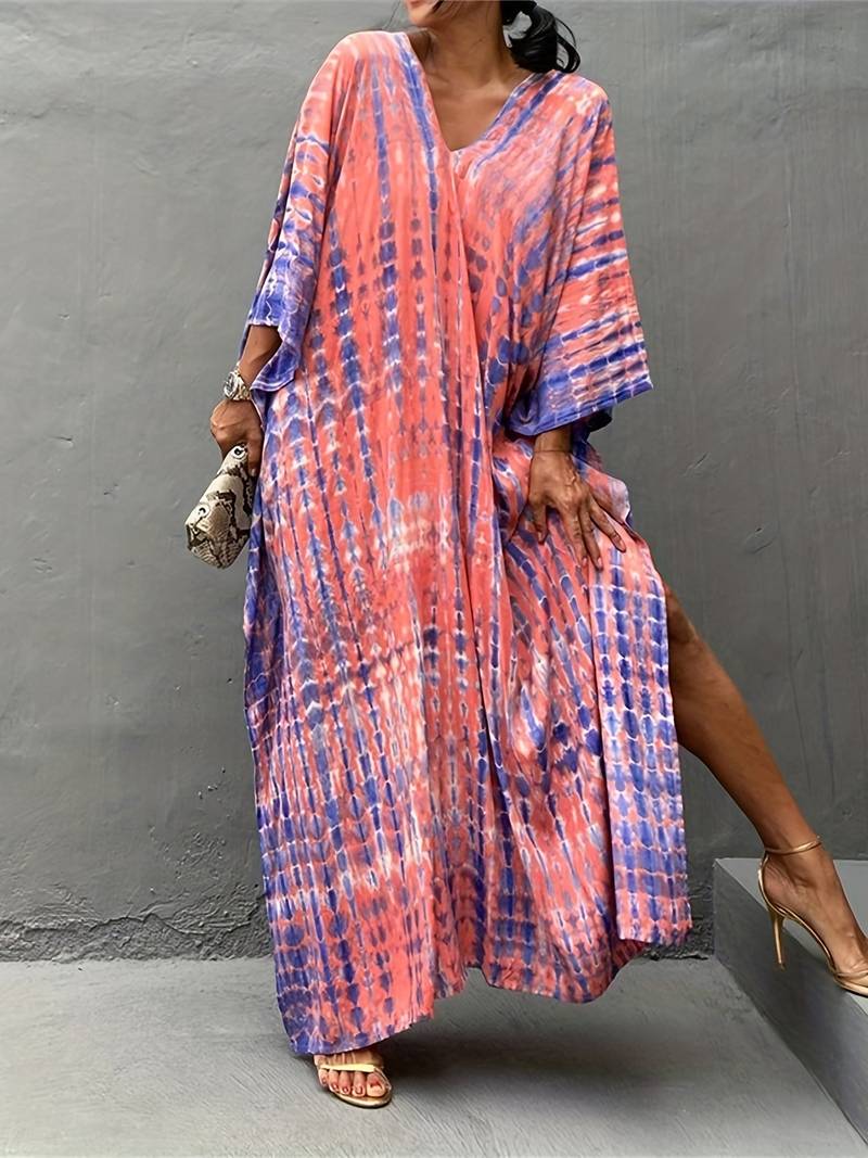 Heidi-Mode | Übergröße Kaftan Kleid