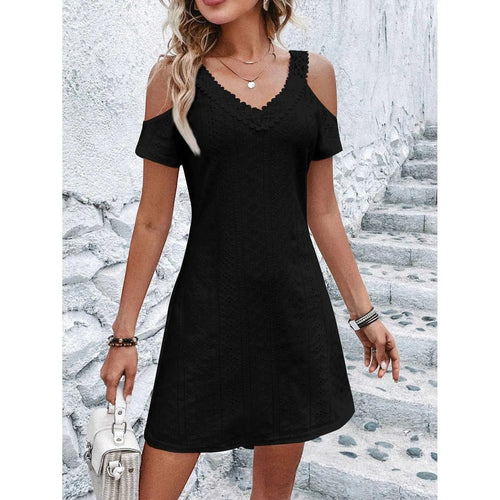 Heidi-Mode | Kurzarmkleid mit freiliegenden Schultern Sommermode