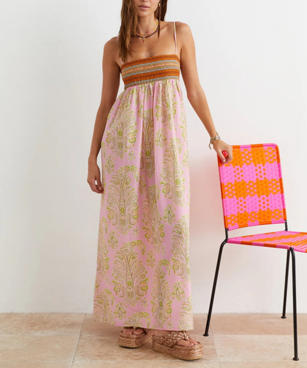 Heidi-Mode | Pink Boho Chic Kleid